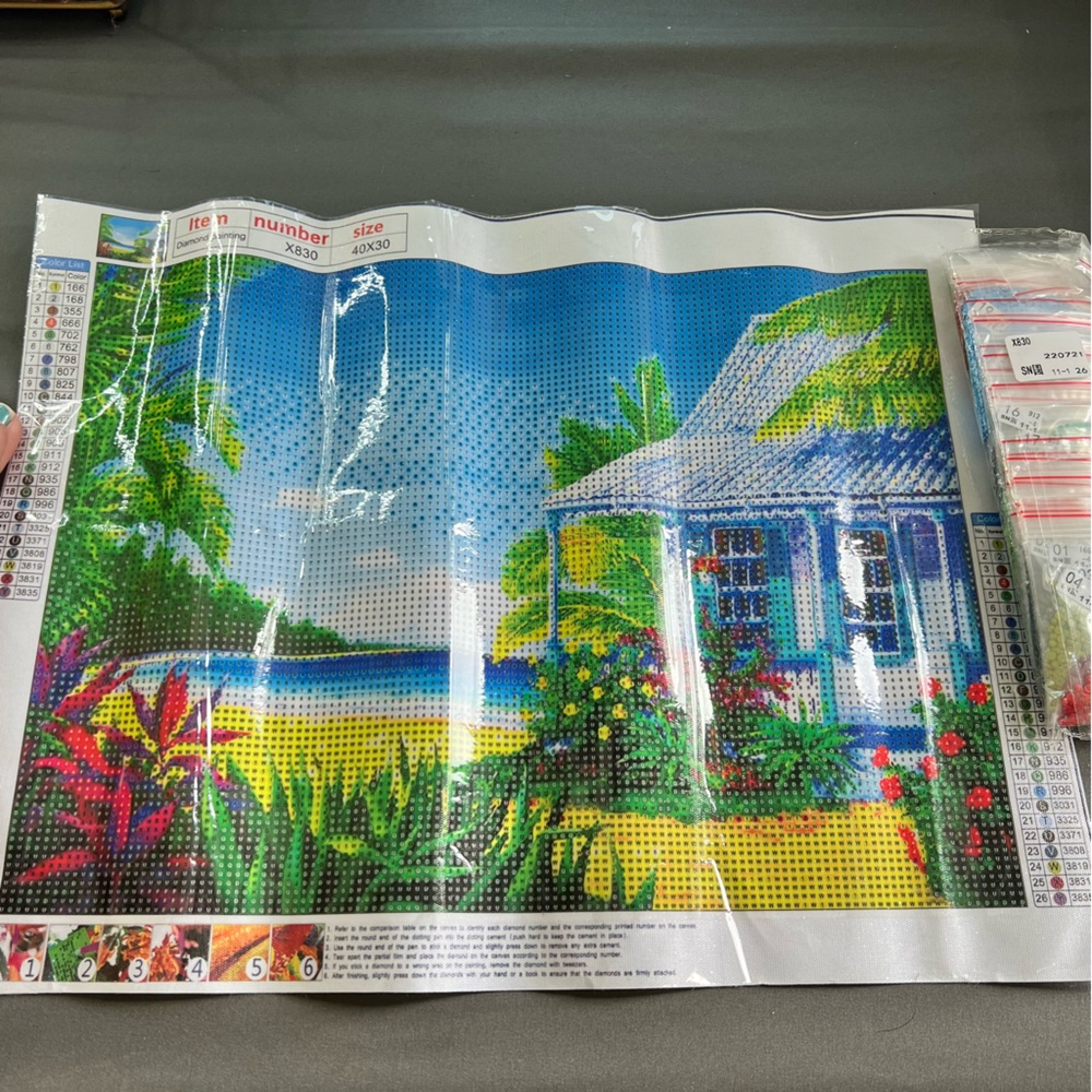 Tropical Island Paradise Diamond Painting